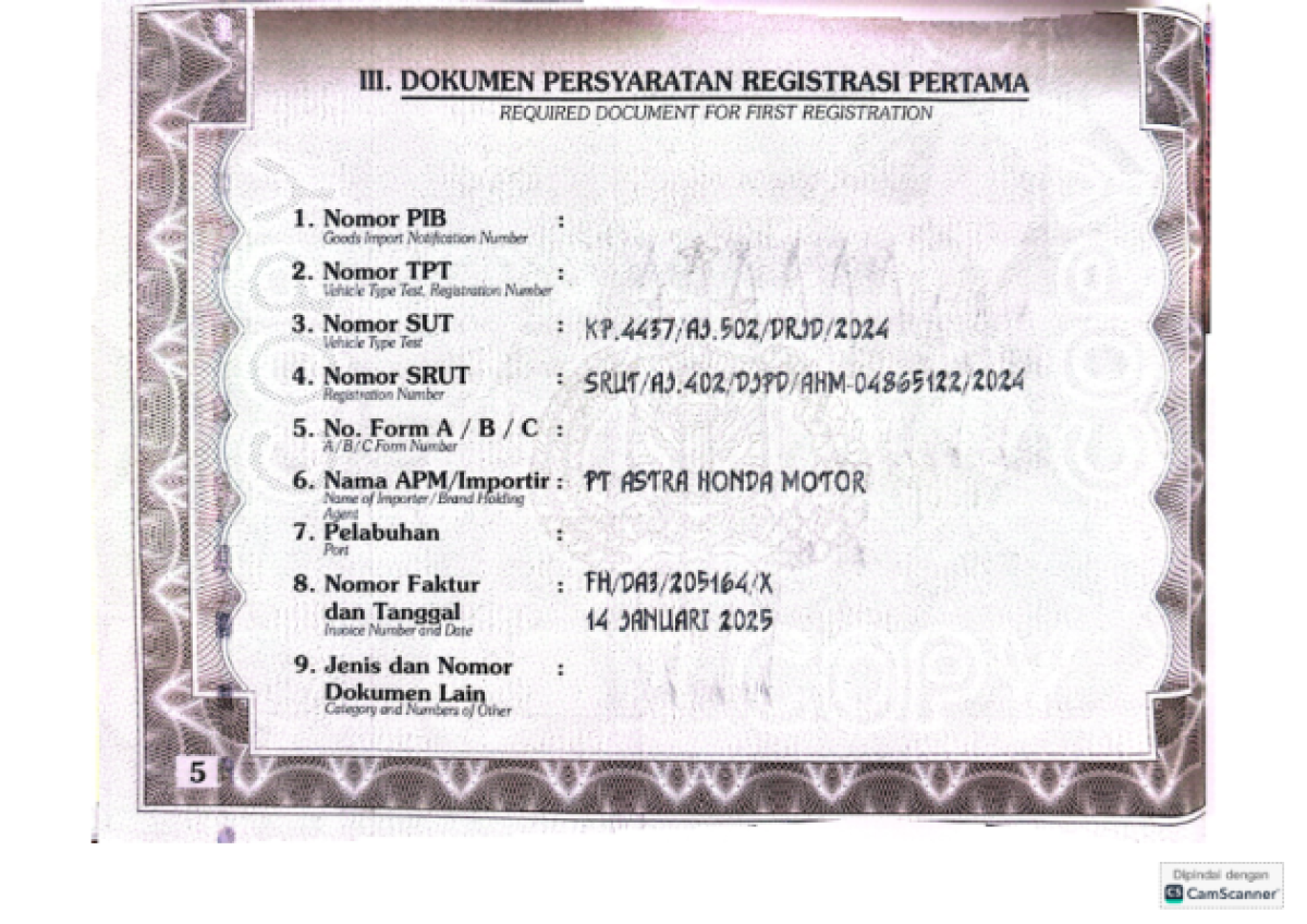 HONDA SCOOPY PRESTIGE