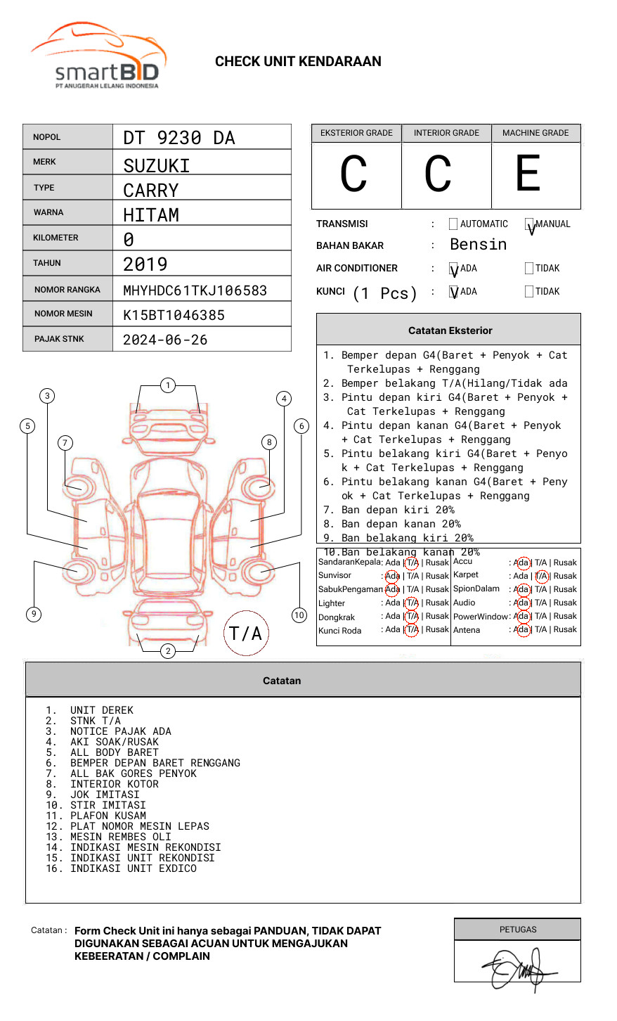 SUZUKI  CARRY  CX PICK UP