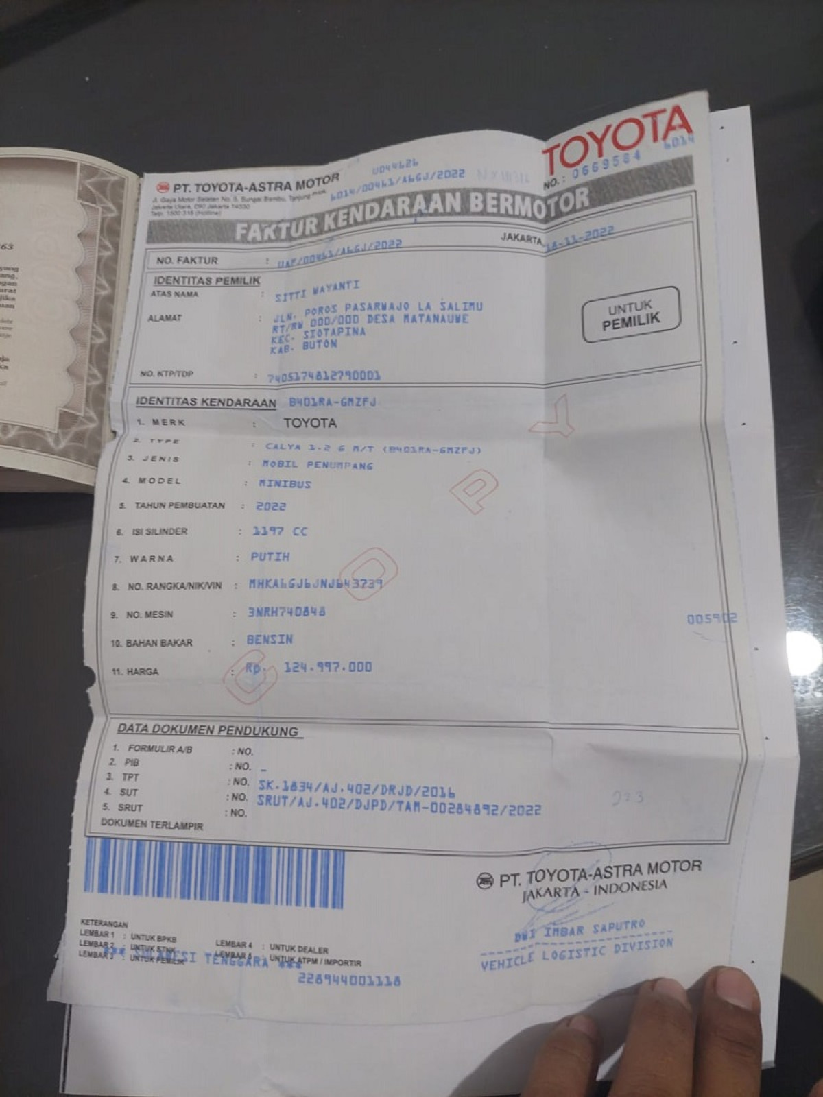 TOYOTA CALYA 1.2 G M/T