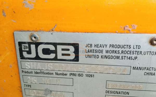 JCB EXCAVATOR TYPE 215 LC NXT