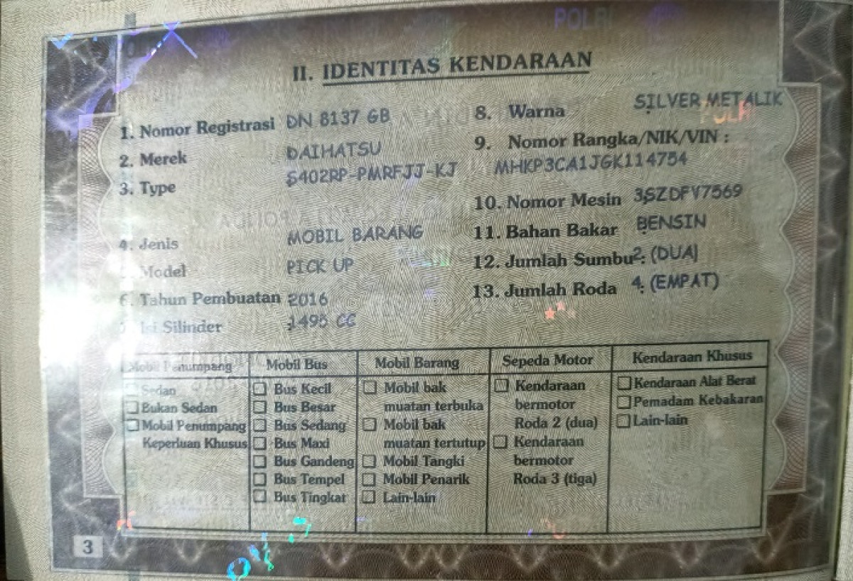 DAIHATSU  GRAN MAX  PICK-UP