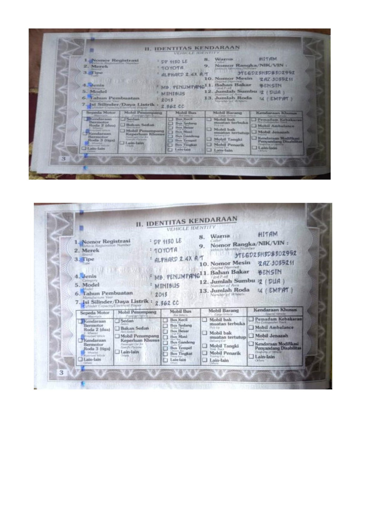 TOYOTA ALPHARD 2.4 X