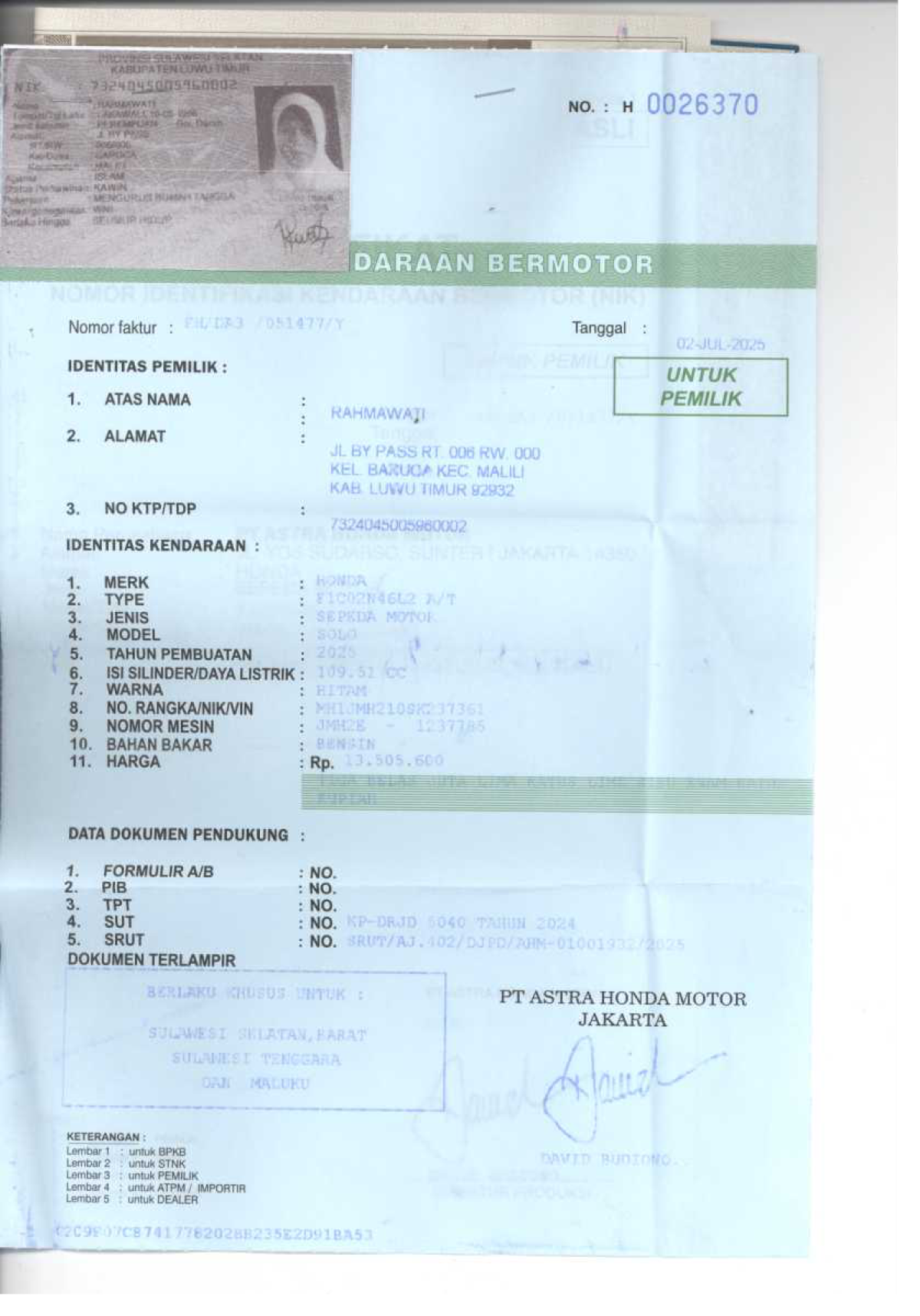 HONDA SCOOPY PRESTIGE