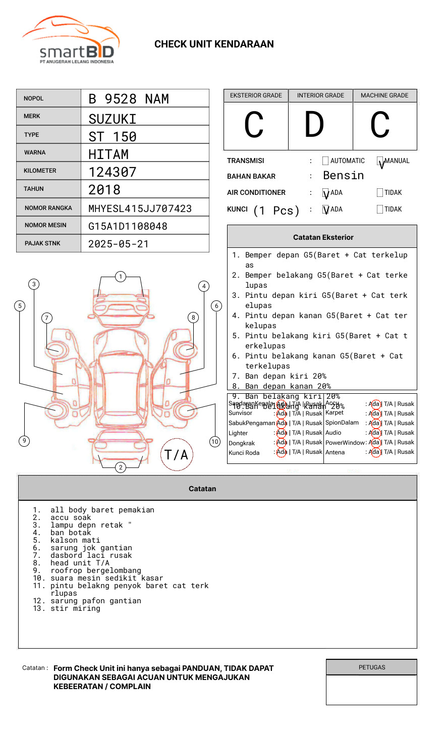 SUZUKI ST 150 PICK UP