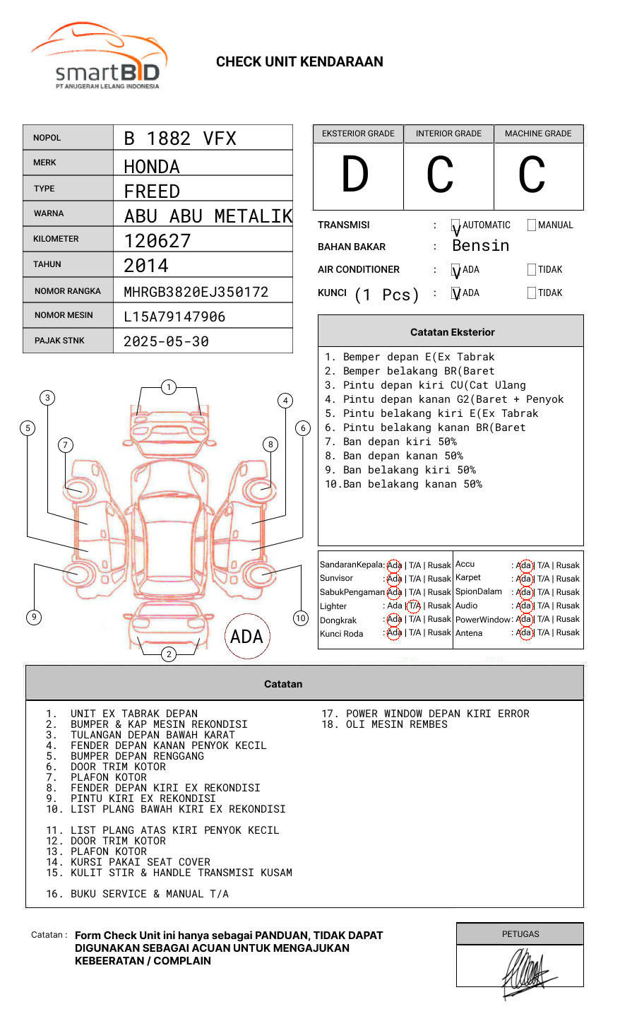 HONDA FREED GB3 1.5 S