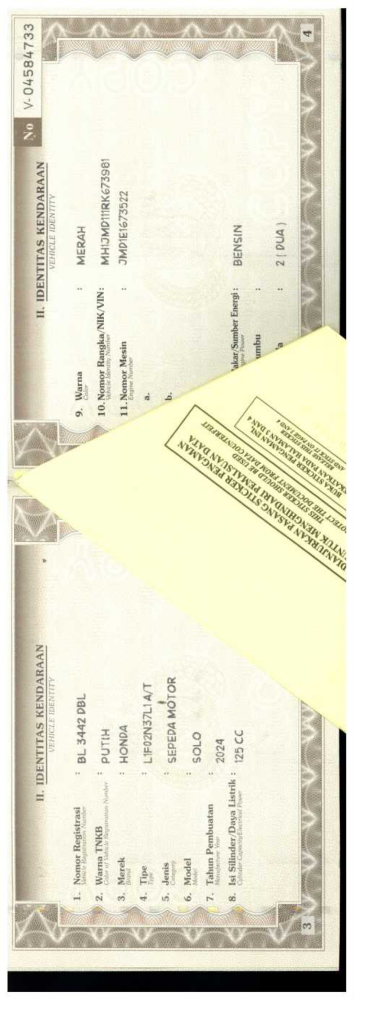 HONDA VARIO 125 CBS ISS