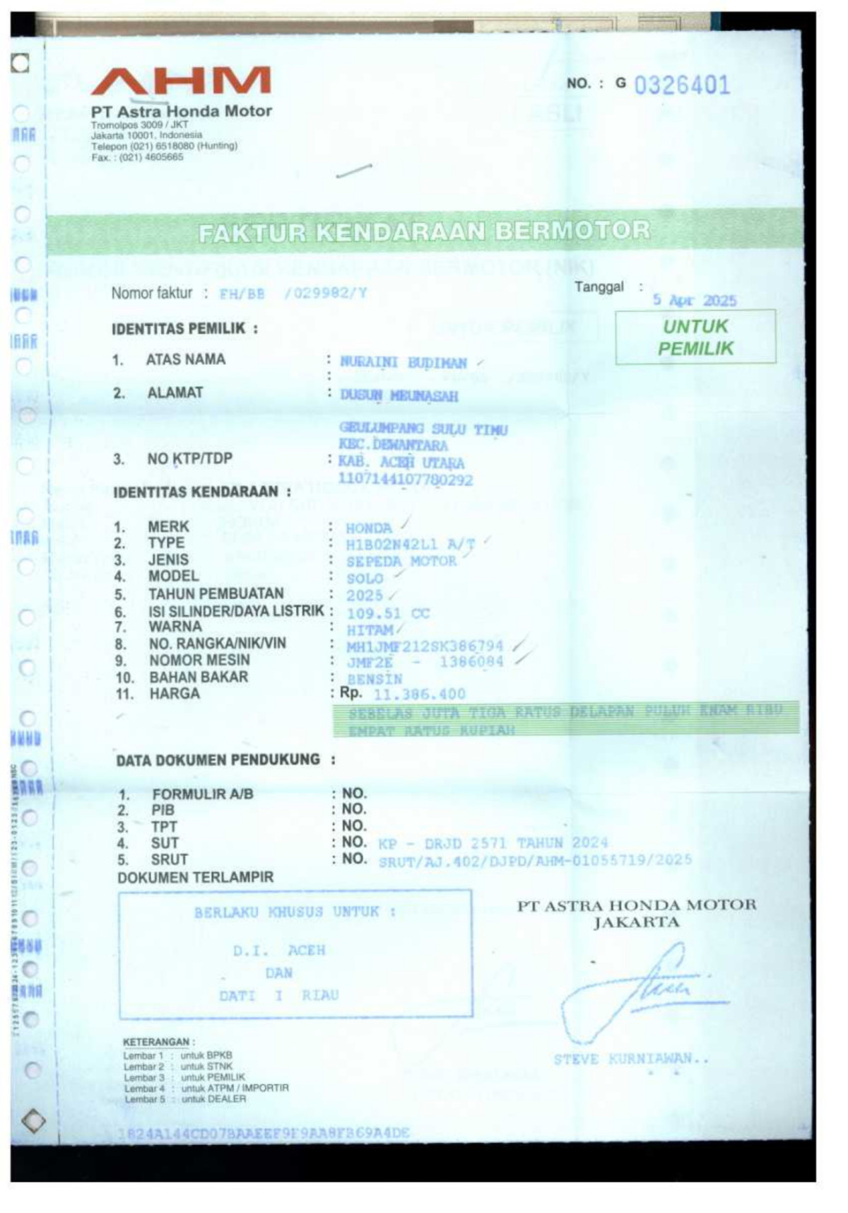 HONDA BEAT DLX SMART KEY