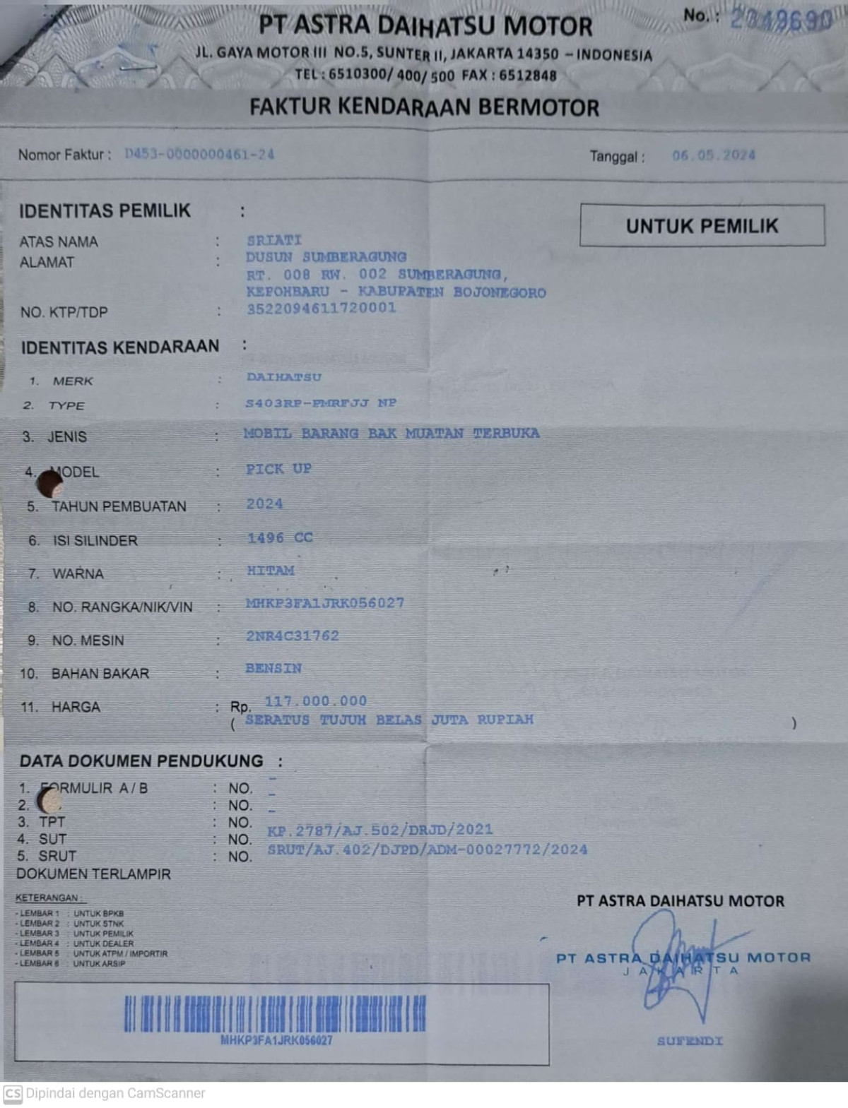 DAIHATSU GRAN MAX  PICK-UP