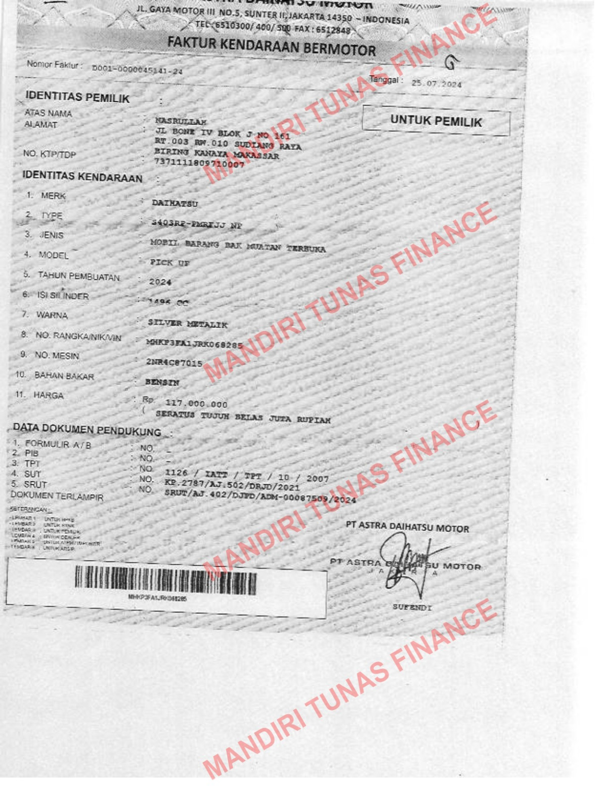 DAIHATSU  GRAN MAX  PICK-UP 1.5