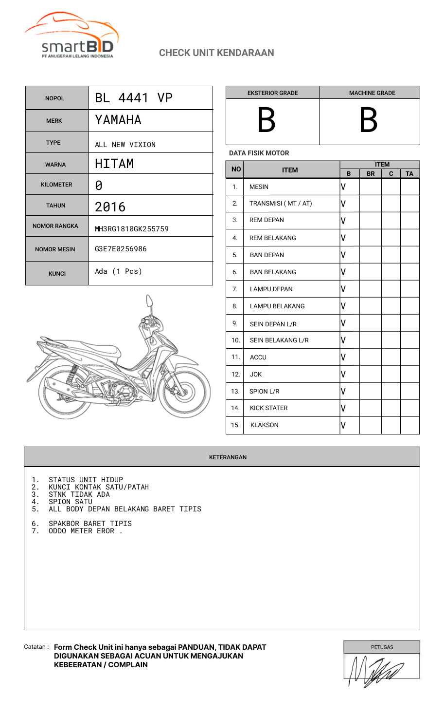 YAMAHA ALL NEW VIXION