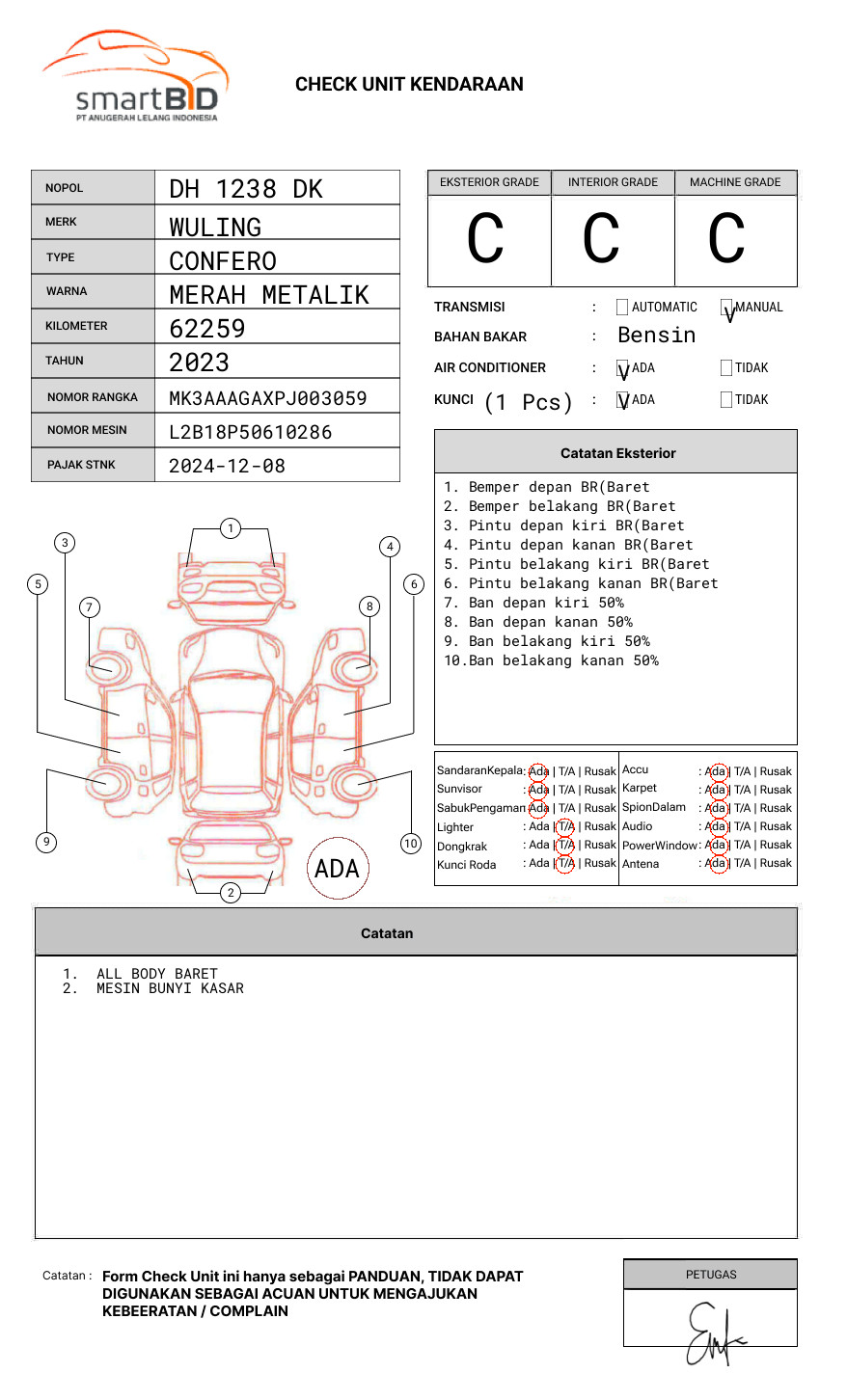 WULING  CONFERO  S 1.5L