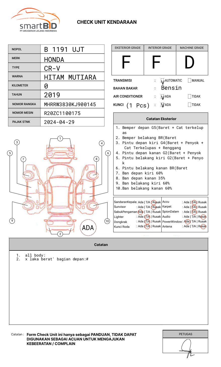HONDA CR-V 2.0 CVT CKD