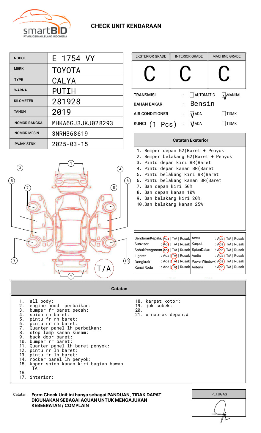 TOYOTA CALYA 1.2 E STD