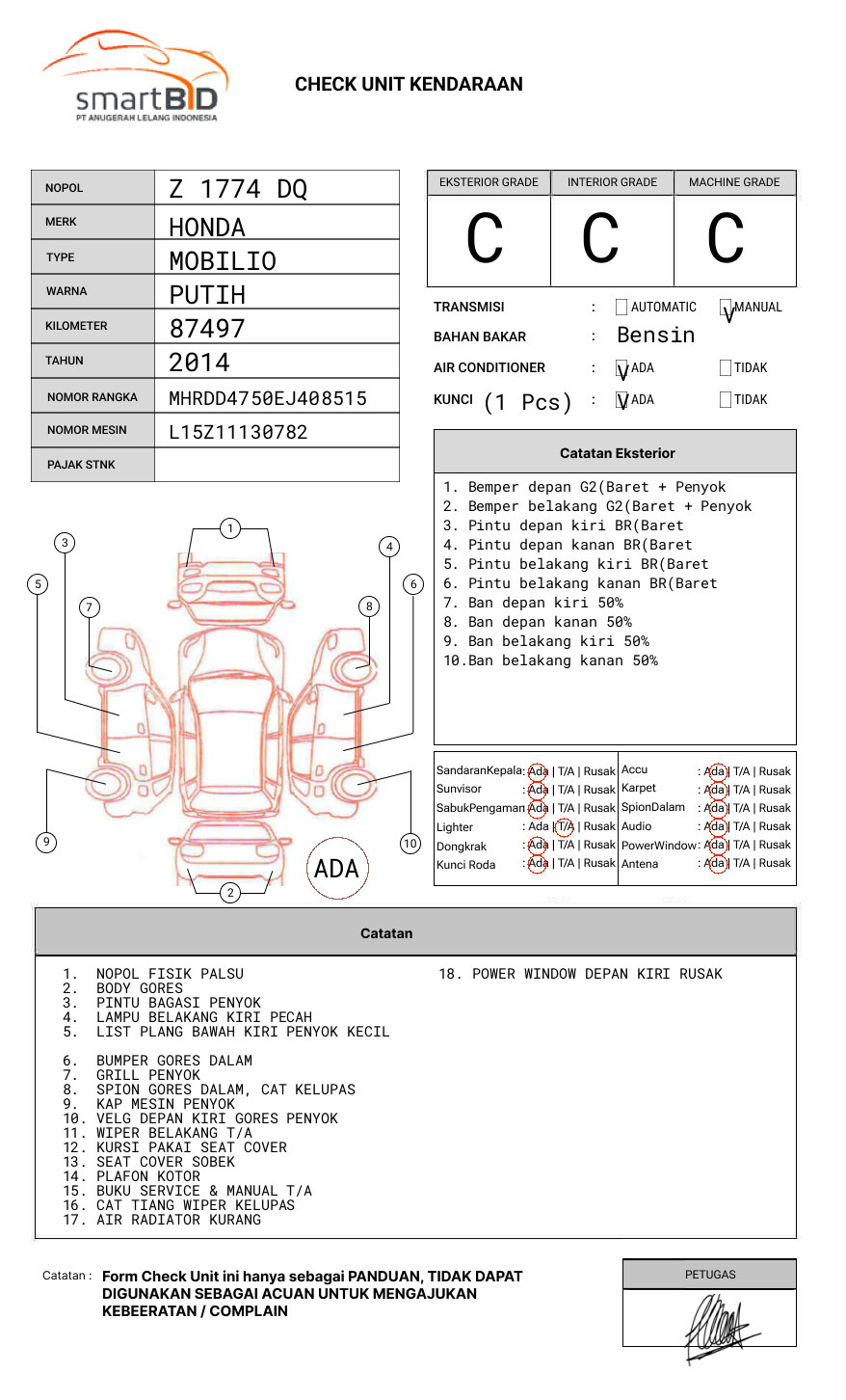 HONDA  MOBILIO  DD4 1.5E