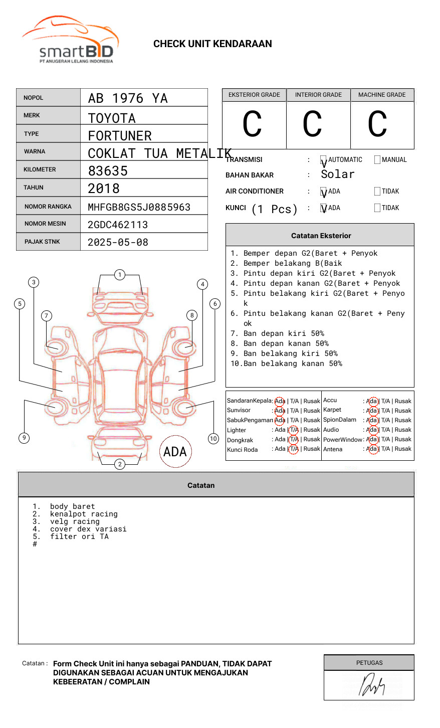 TOYOTA  FORTUNER  2.4 VRZ