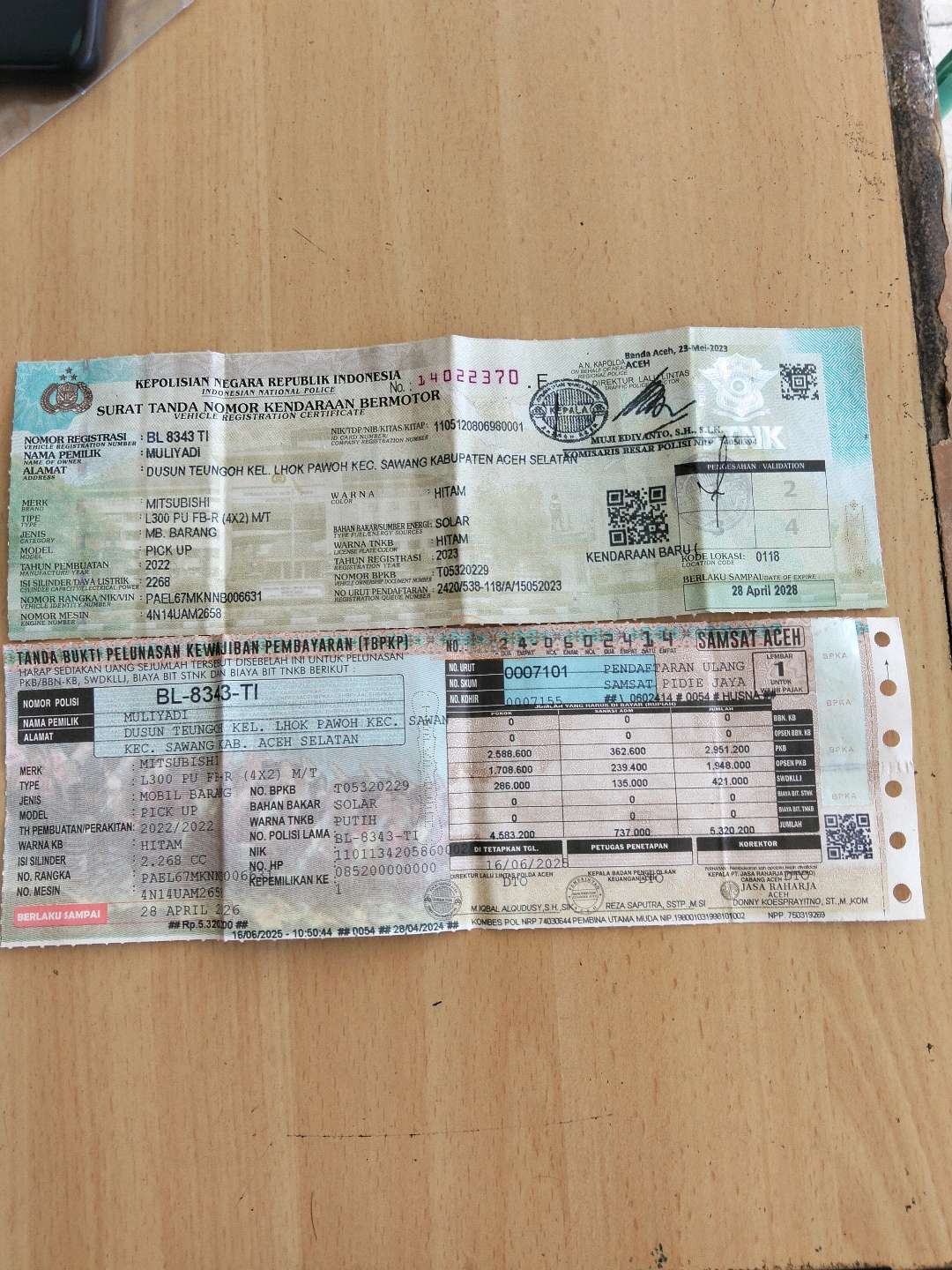 MITSUBISHI COLT L300 PU FB-R