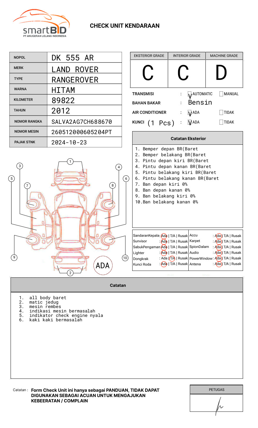 LAND ROVER RANGEROVER