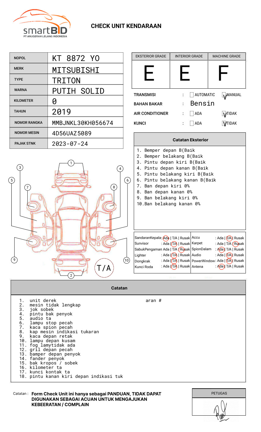 MITSUBISHI  TRITON DC HDX-H