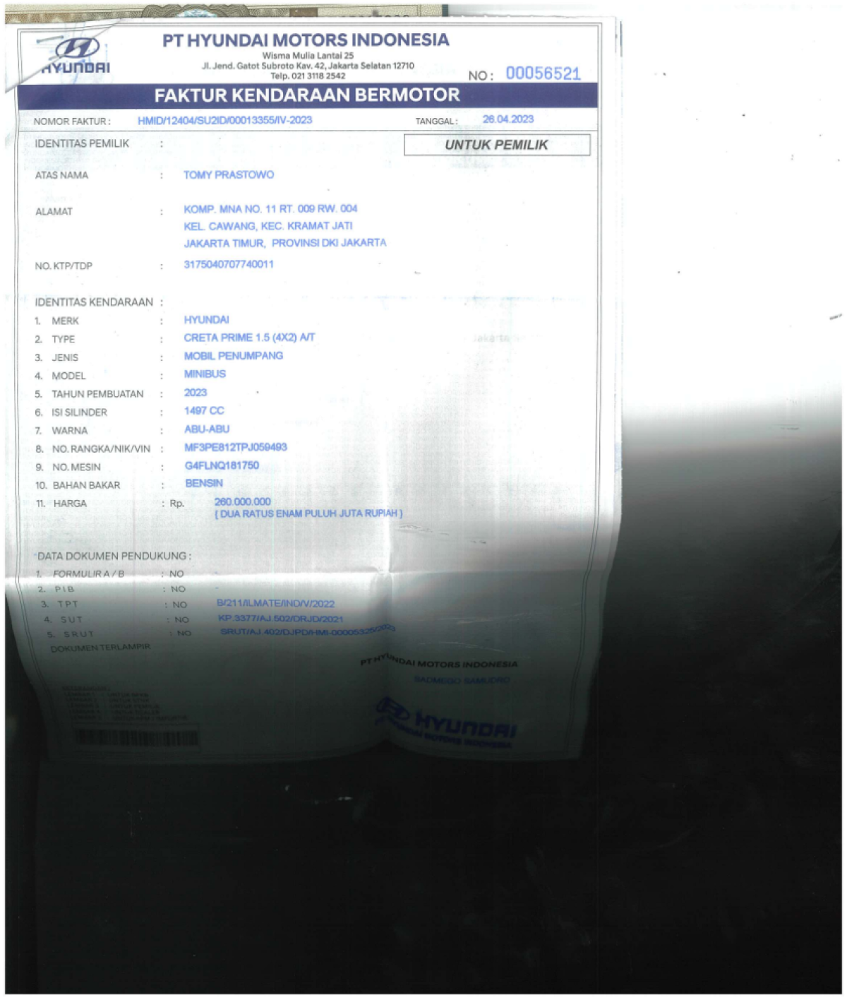 HYUNDAI CRETA PRIME AT