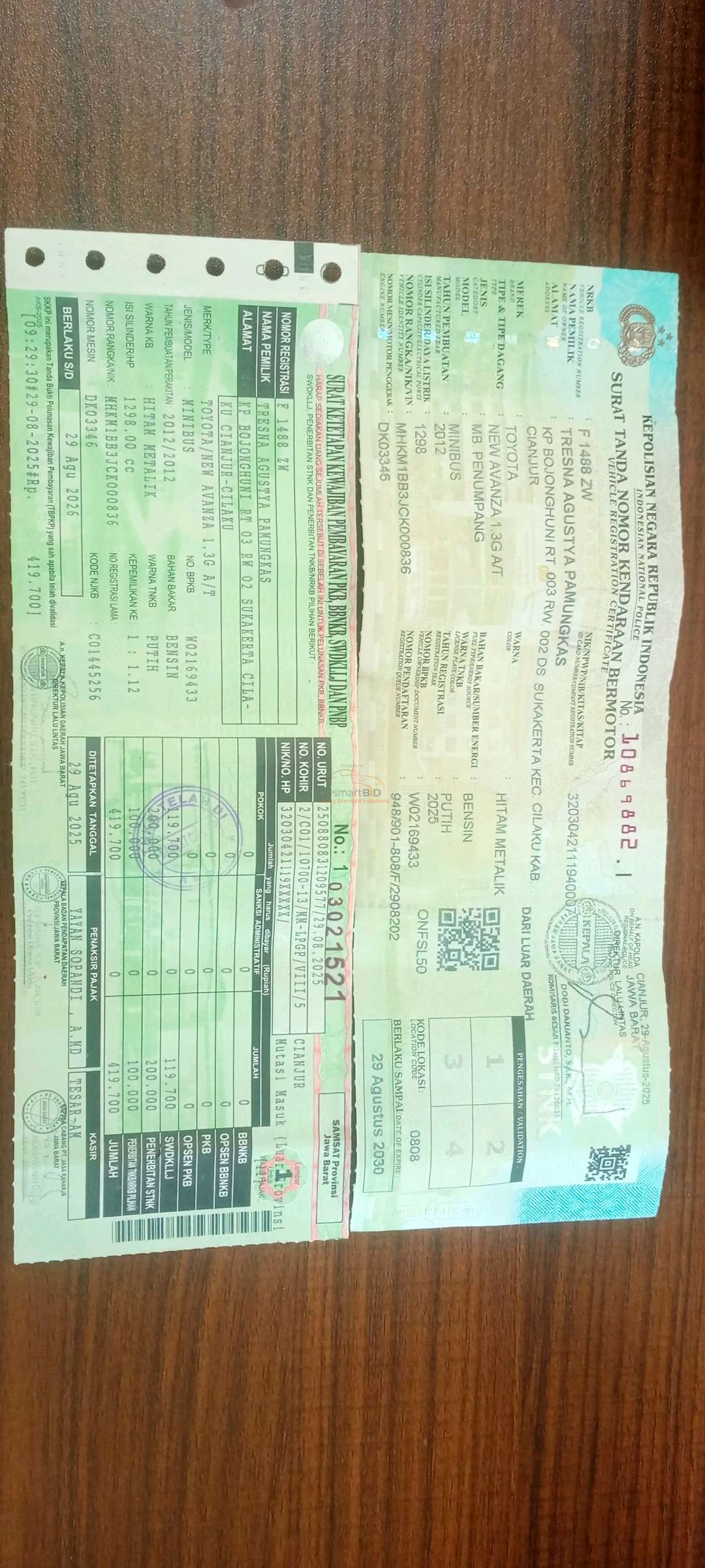TOYOTA AVANZA 1.3 G