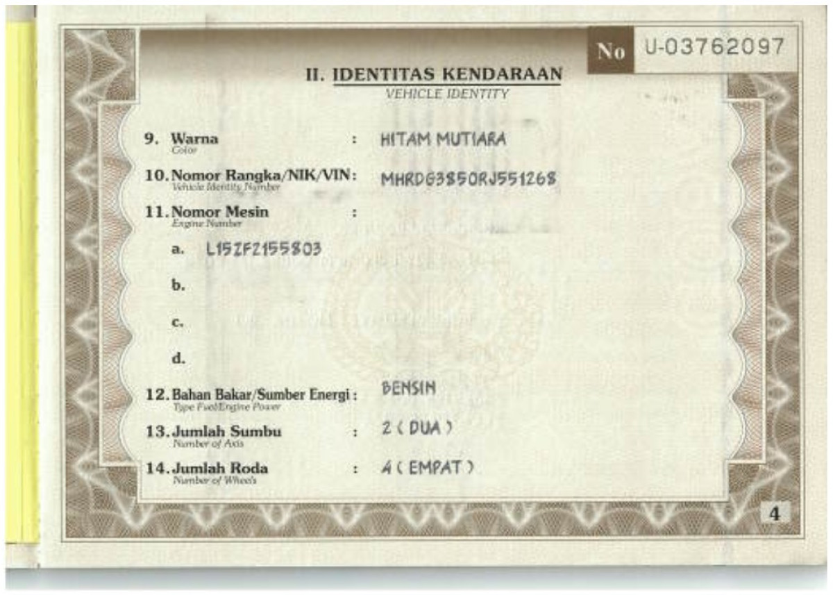 HONDA BR-V DG3 1.5 L E