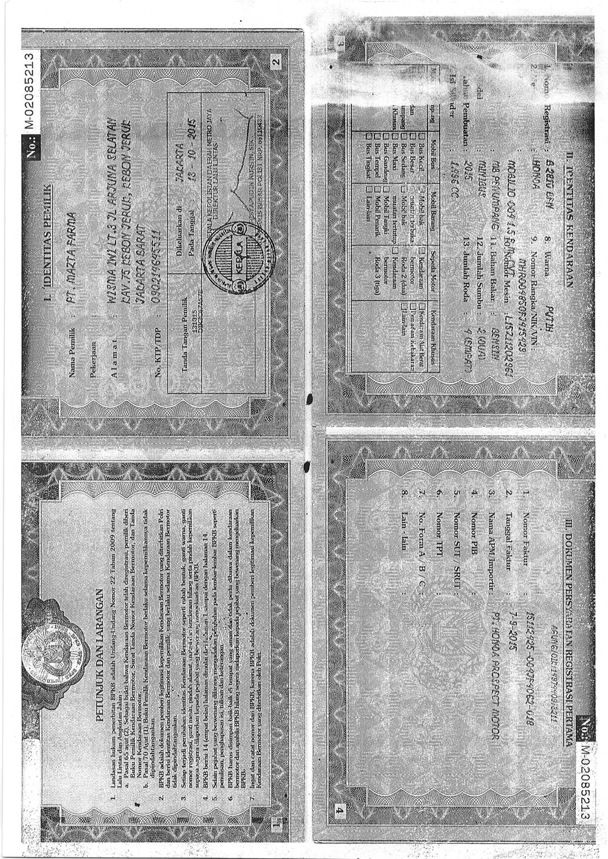 HONDA  MOBILIO  DD4 1.5E