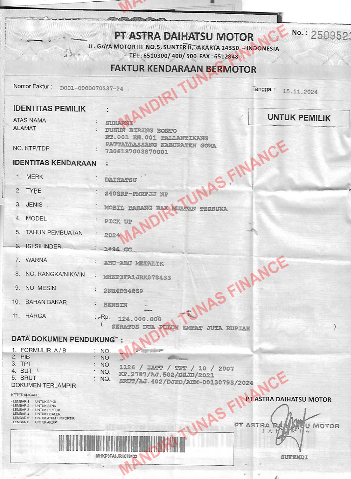 DAIHATSU  GRAN MAX  PICK-UP 1.5