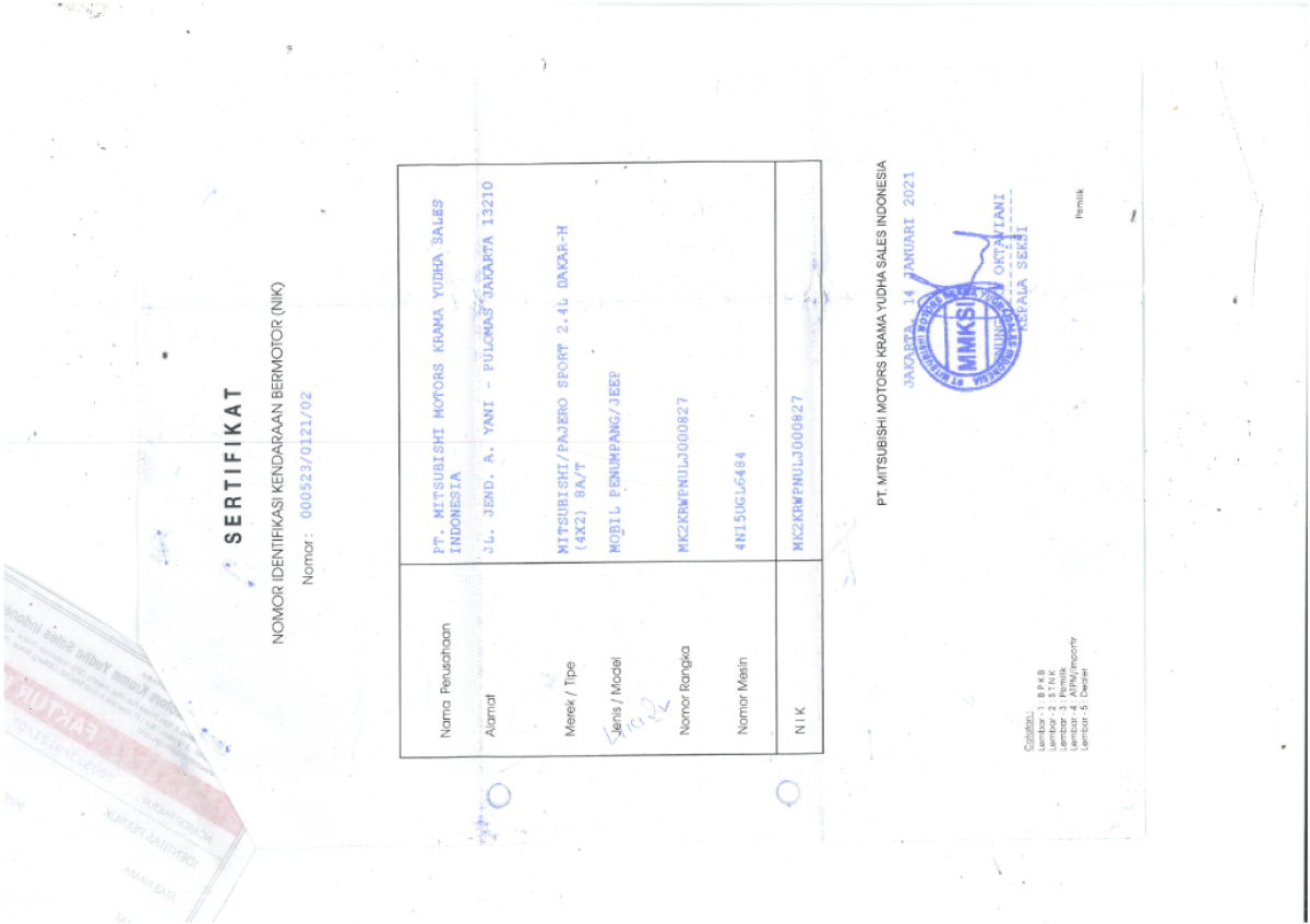 MITSUBISHI PAJERO SPORT DAKAR 2.4 (4x2) AT