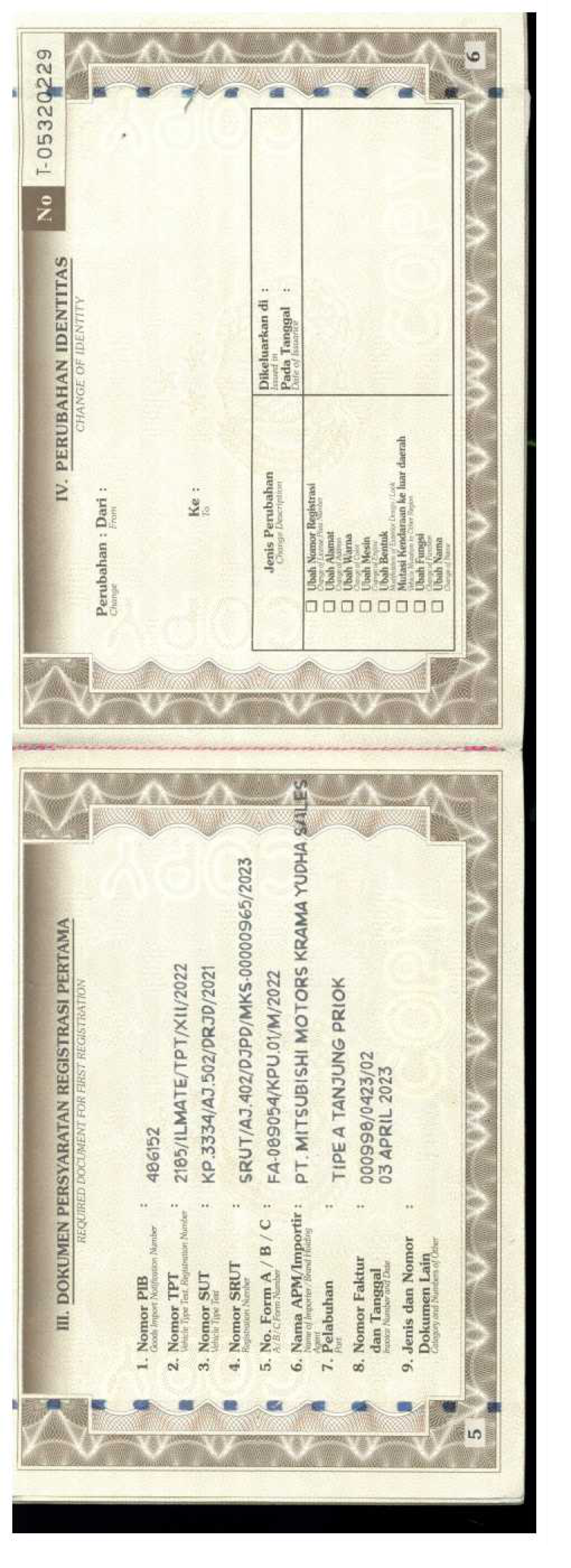 MITSUBISHI COLT L300 PU FB-R