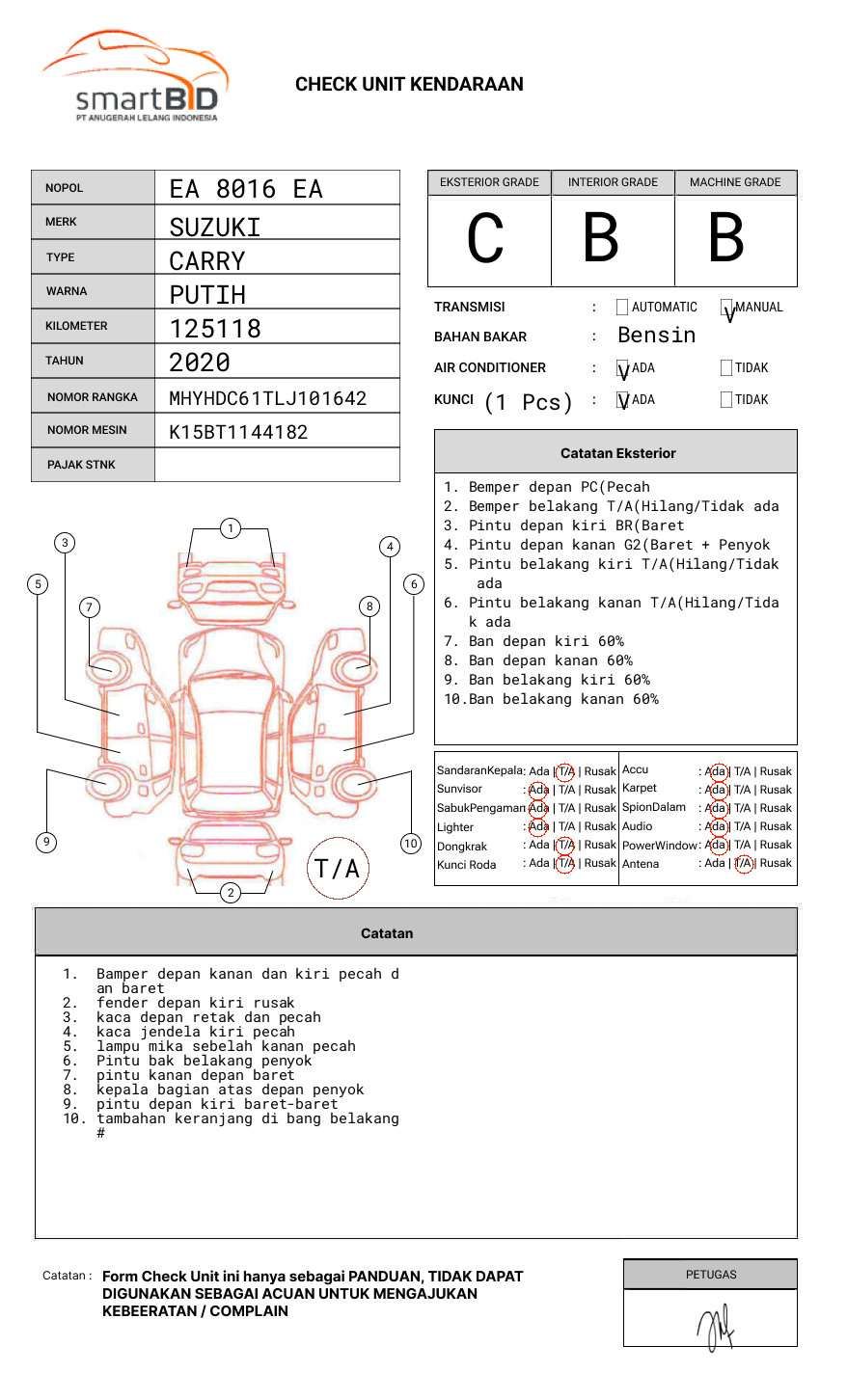 SUZUKI  CARRY  CX PICK UP