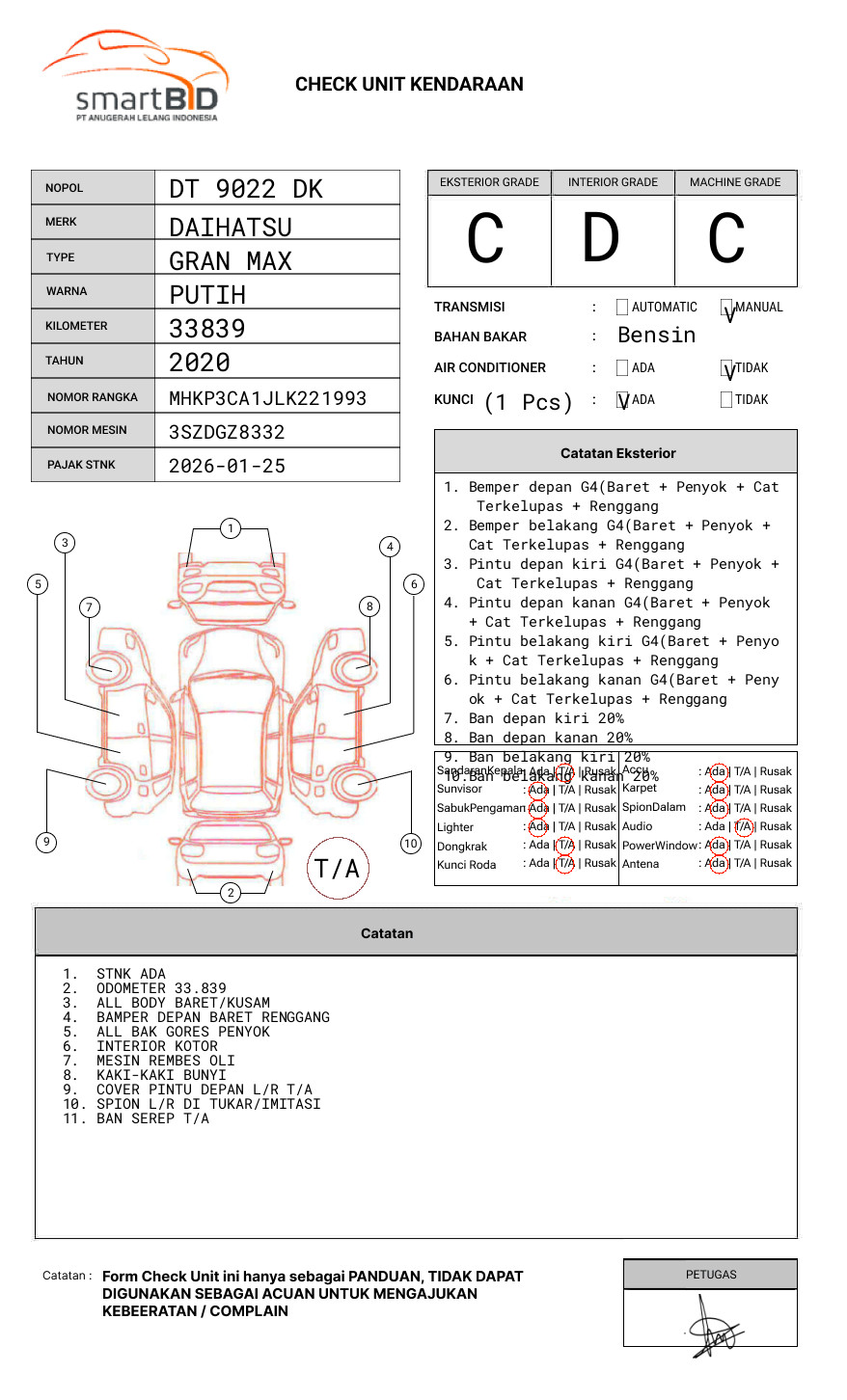 DAIHATSU  GRAN MAX  PICK-UP