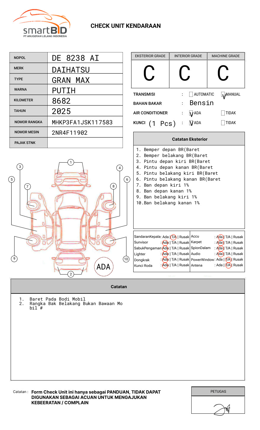 DAIHATSU  GRAN MAX  PICK-UP