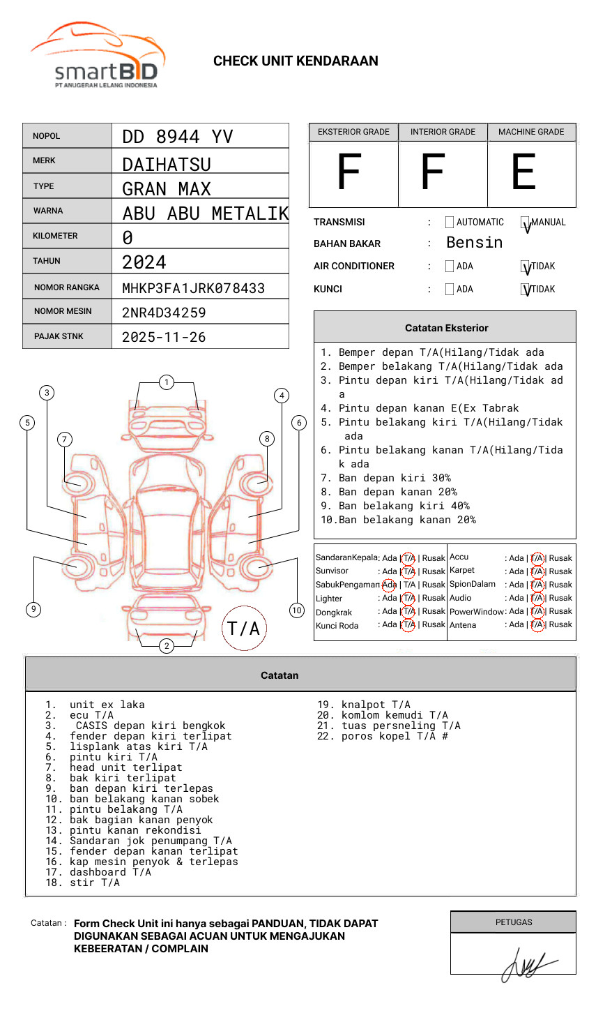 DAIHATSU  GRAN MAX  PICK-UP 1.5
