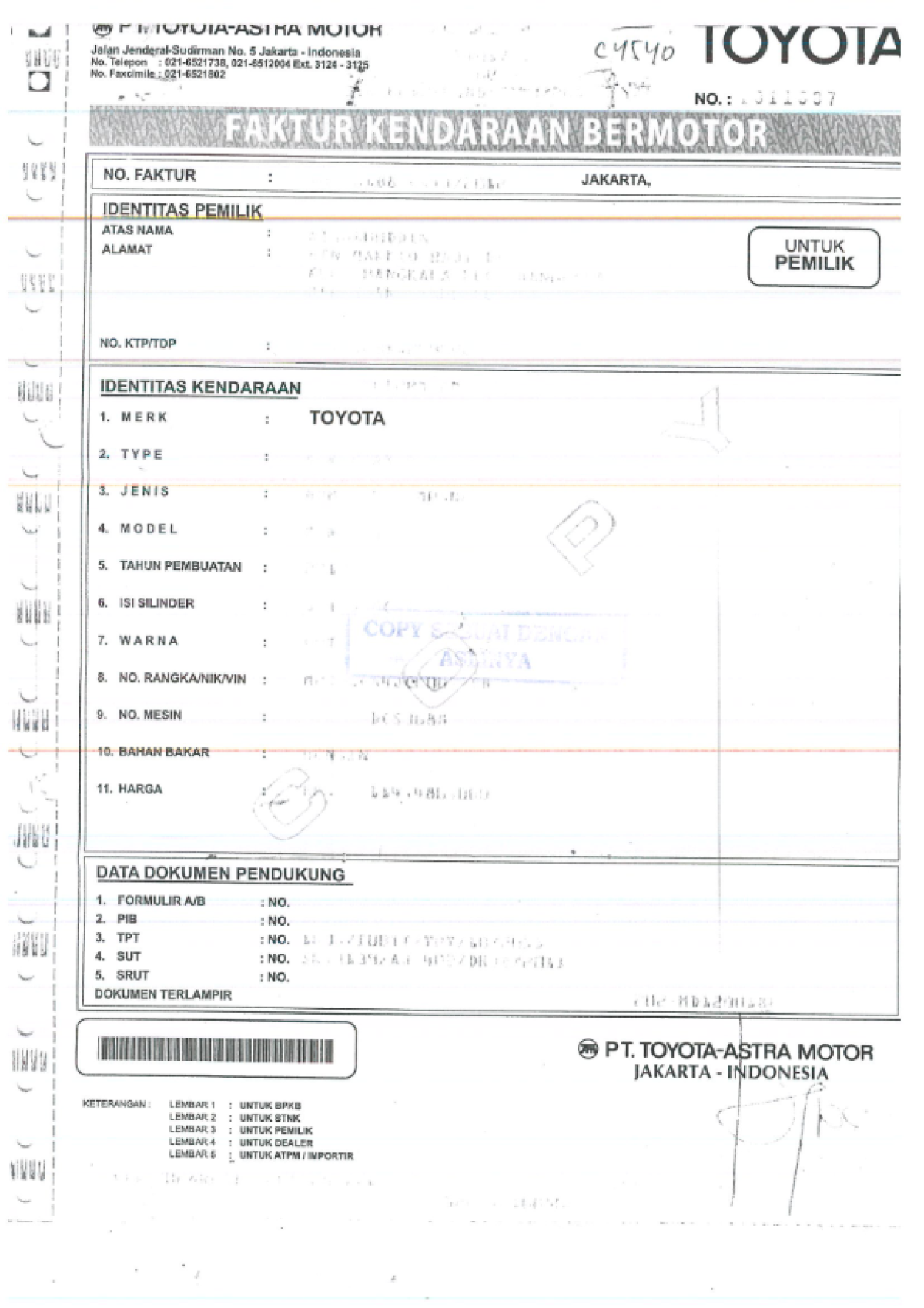 TOYOTA AVANZA