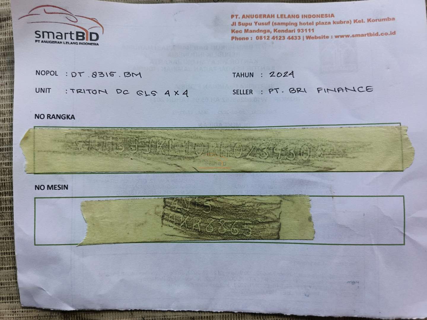 MITSUBISHI DC GLS 4X4