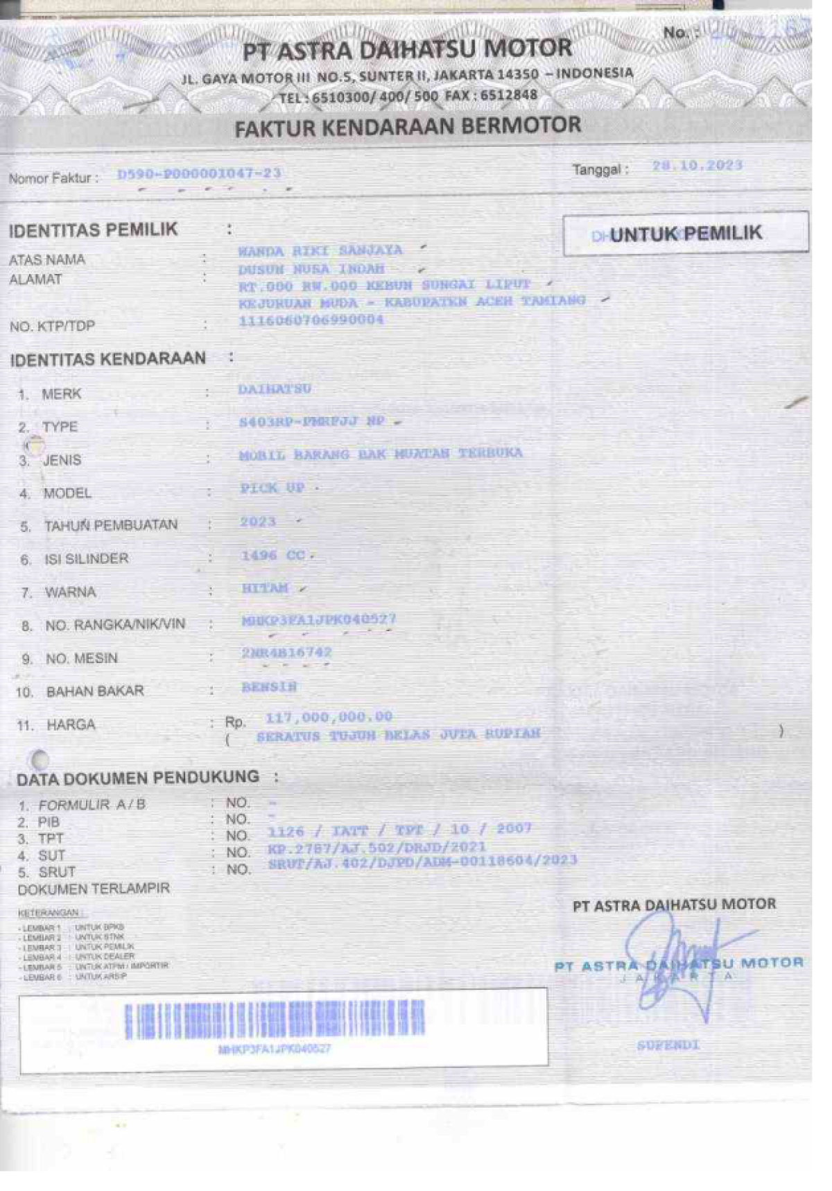 DAIHATSU  GRAN MAX  PICK-UP