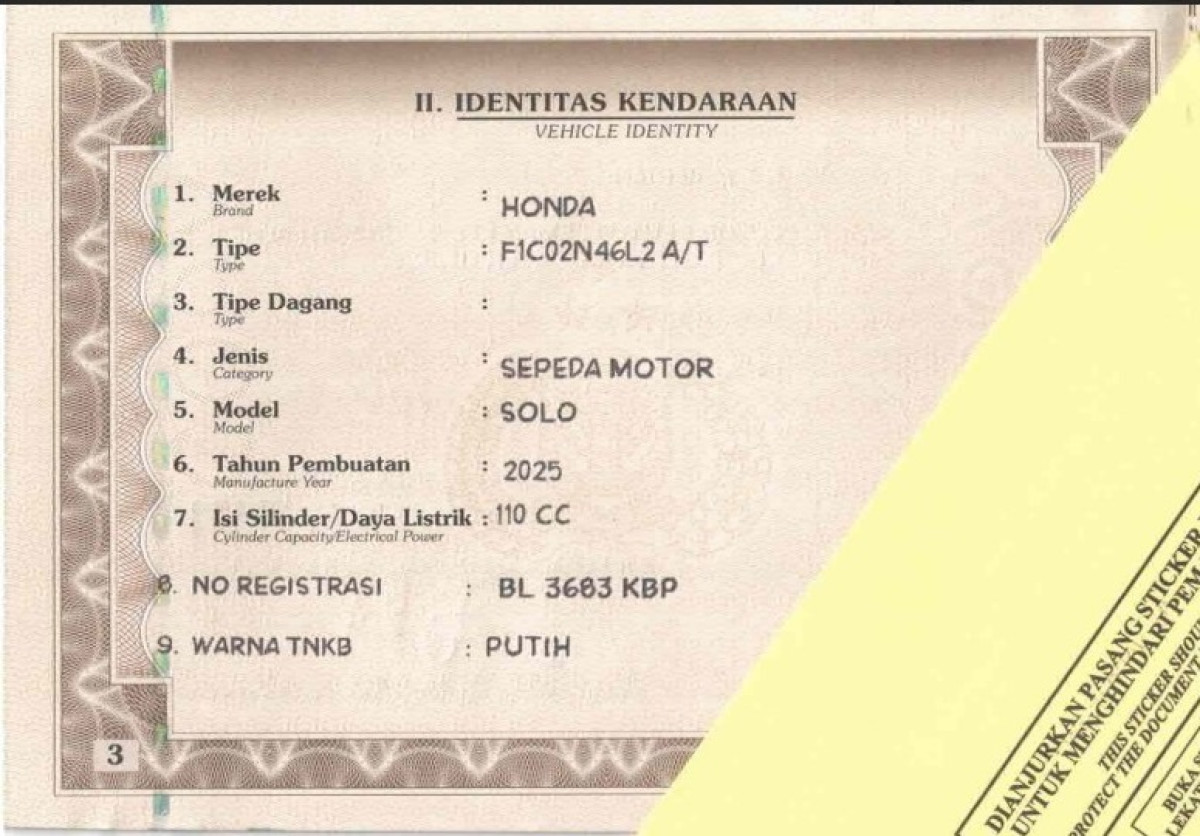 HONDA SCOOPY PRESTIGE