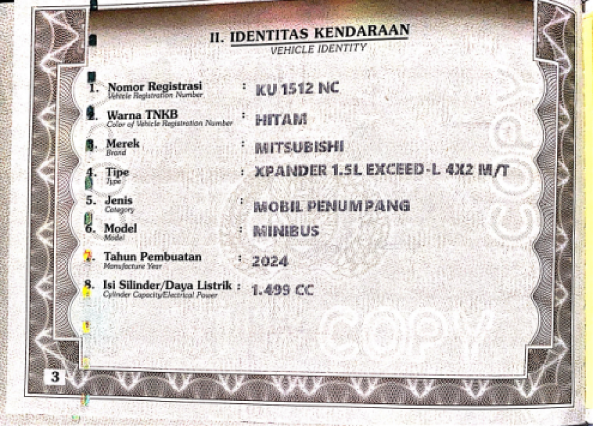 MITSUBISHI XPANDER 1.5L EXCEED