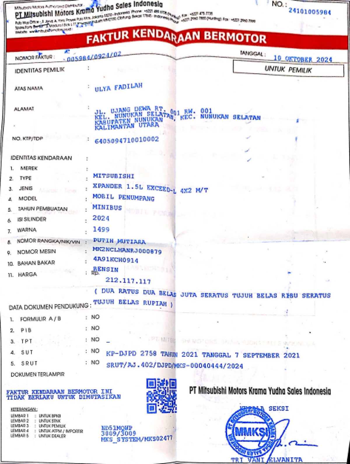 MITSUBISHI XPANDER 1.5L EXCEED