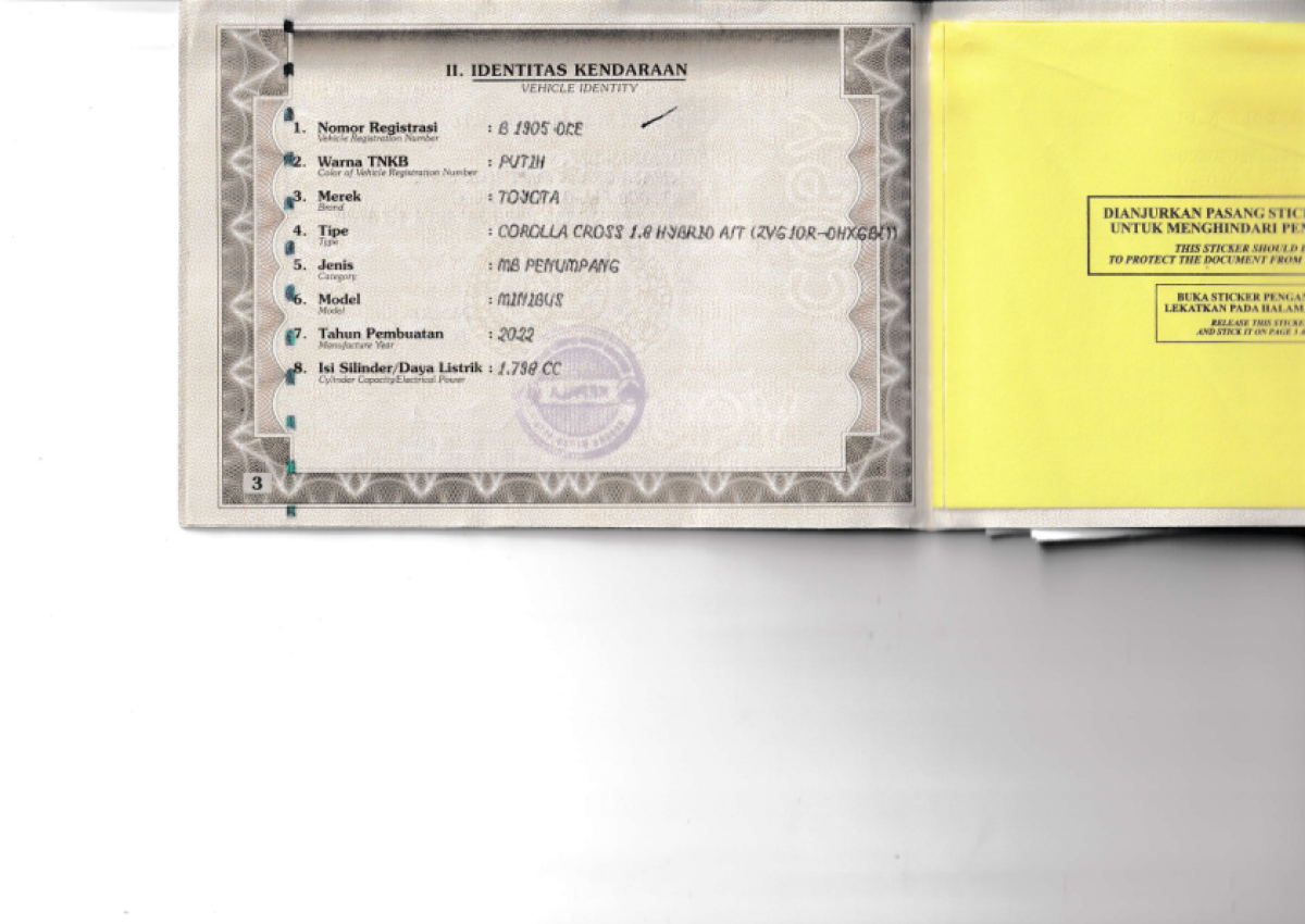 TOYOTA COROLLA CROSS HYBRID