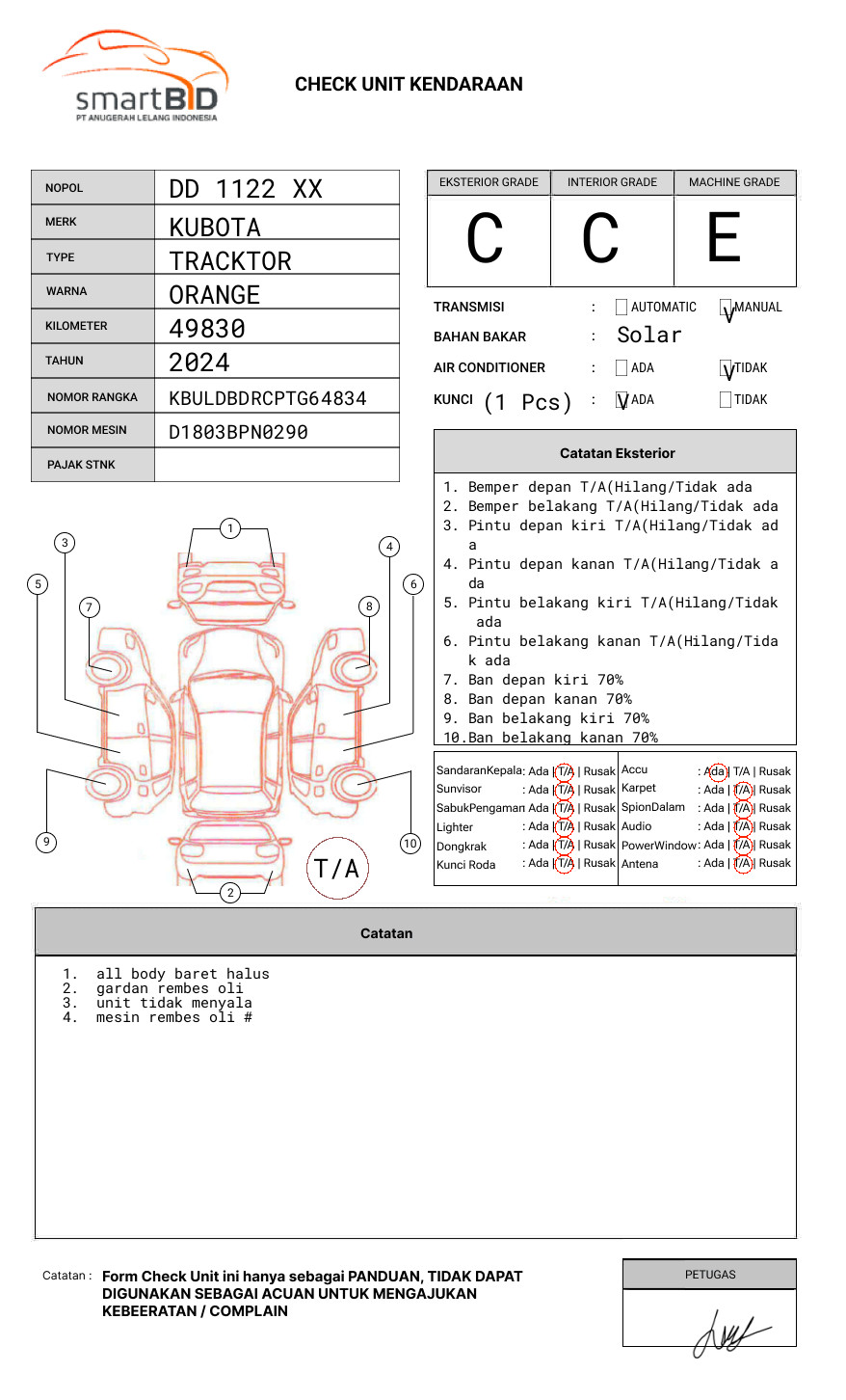 KUBOTA L4018 + KRX164