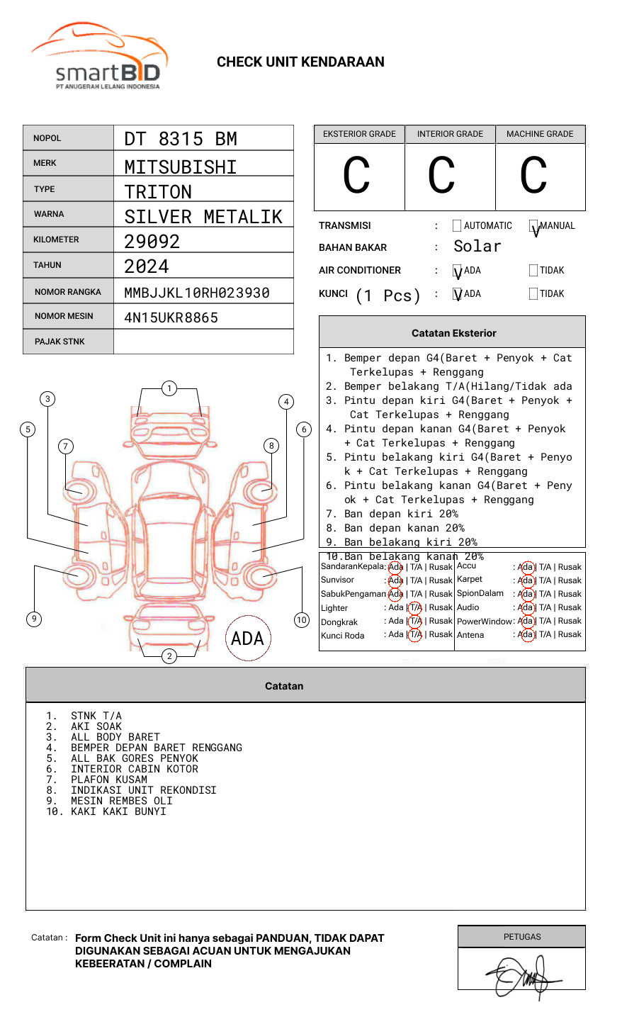 MITSUBISHI DC GLS 4X4