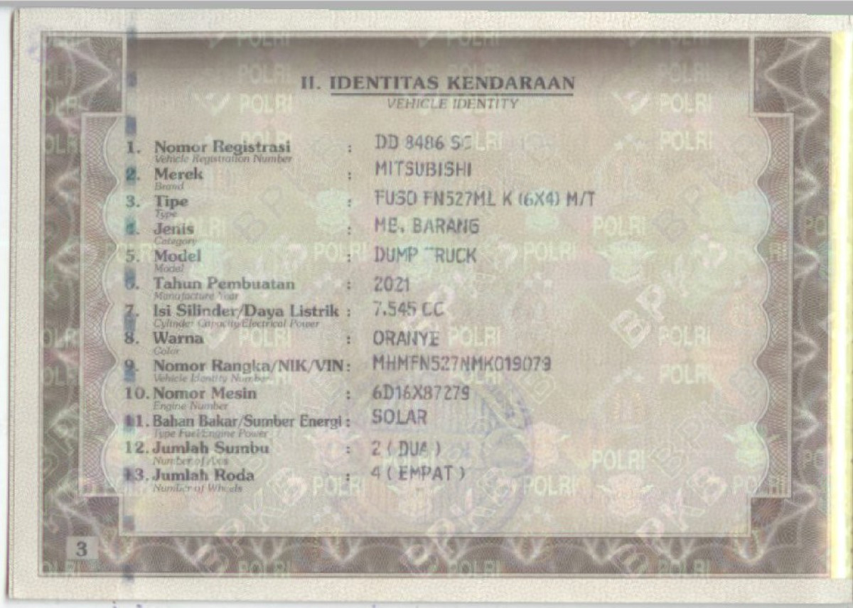 MITSUBISHI Fuso FN 527ML K (6×4)