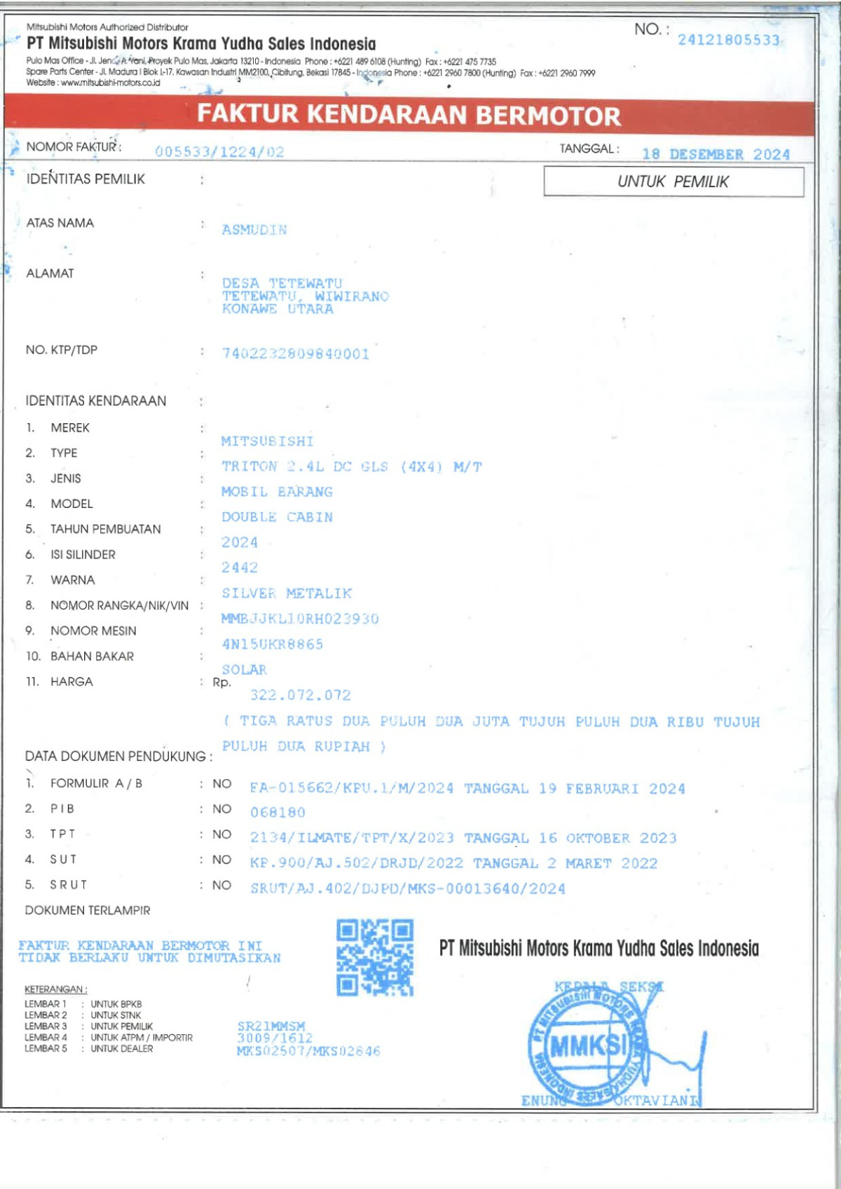 MITSUBISHI DC GLS 4X4