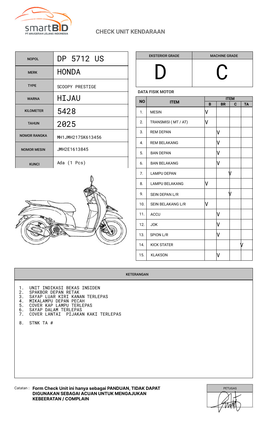 HONDA SCOOPY PRESTIGE