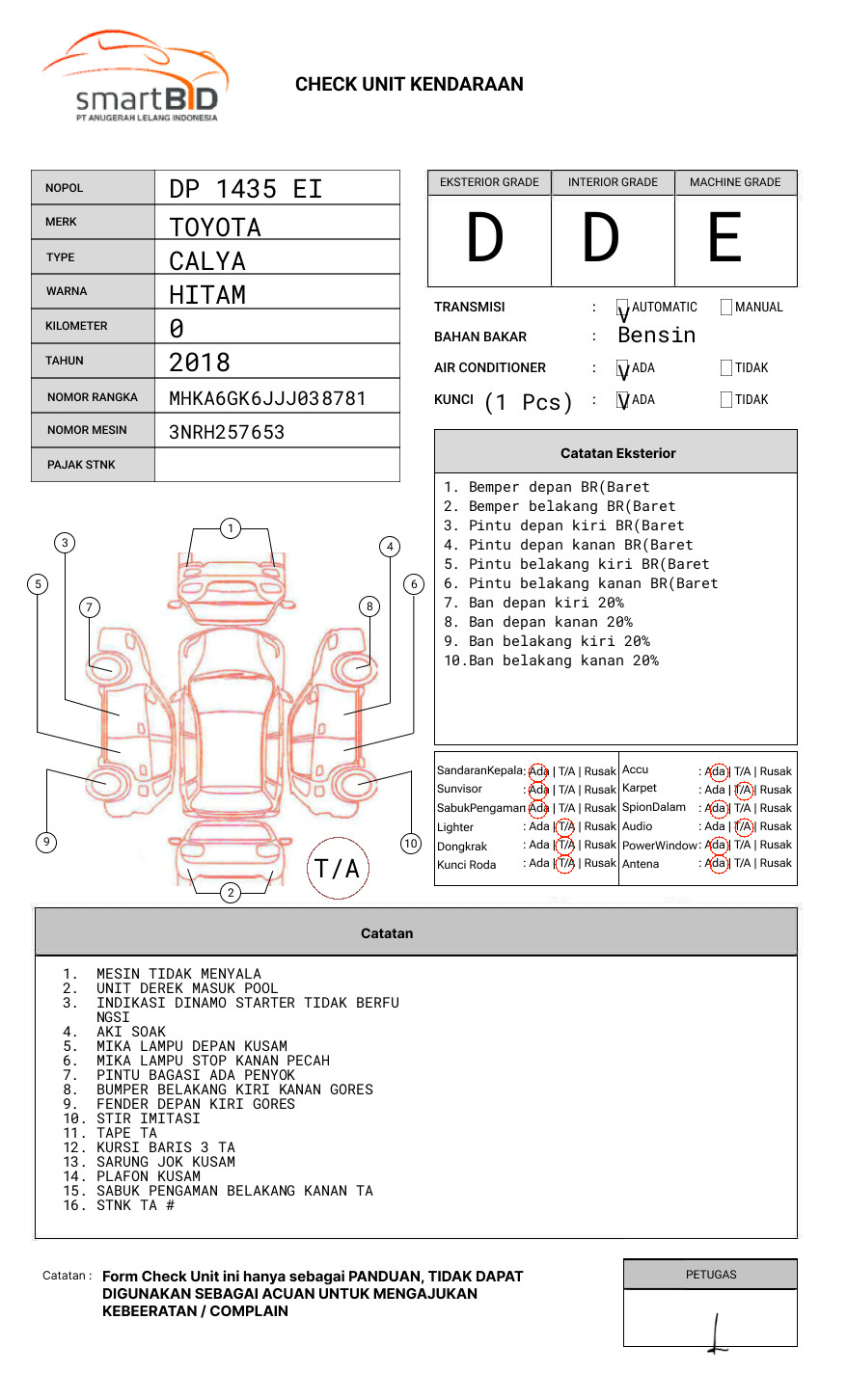 TOYOTA CALYA 1.2 G A/T