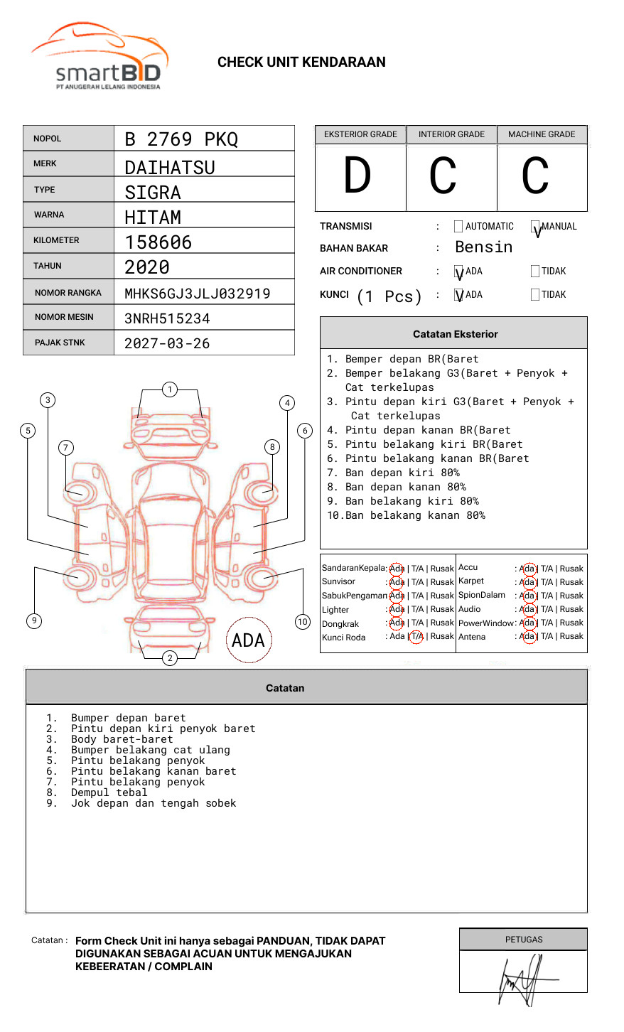 DAIHATSU SIGRA 1.2 X