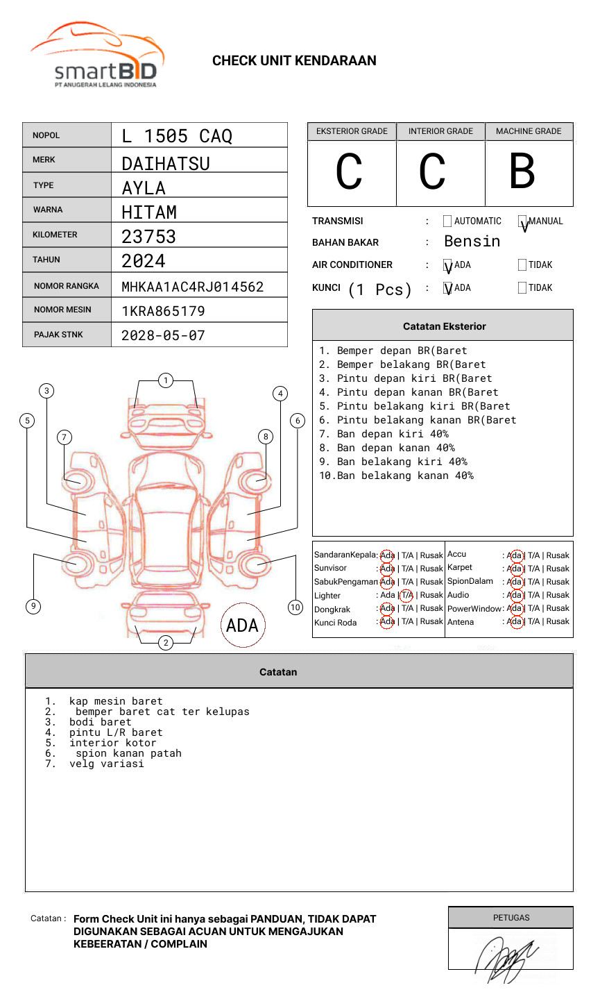 DAIHATSU AYLA M MT