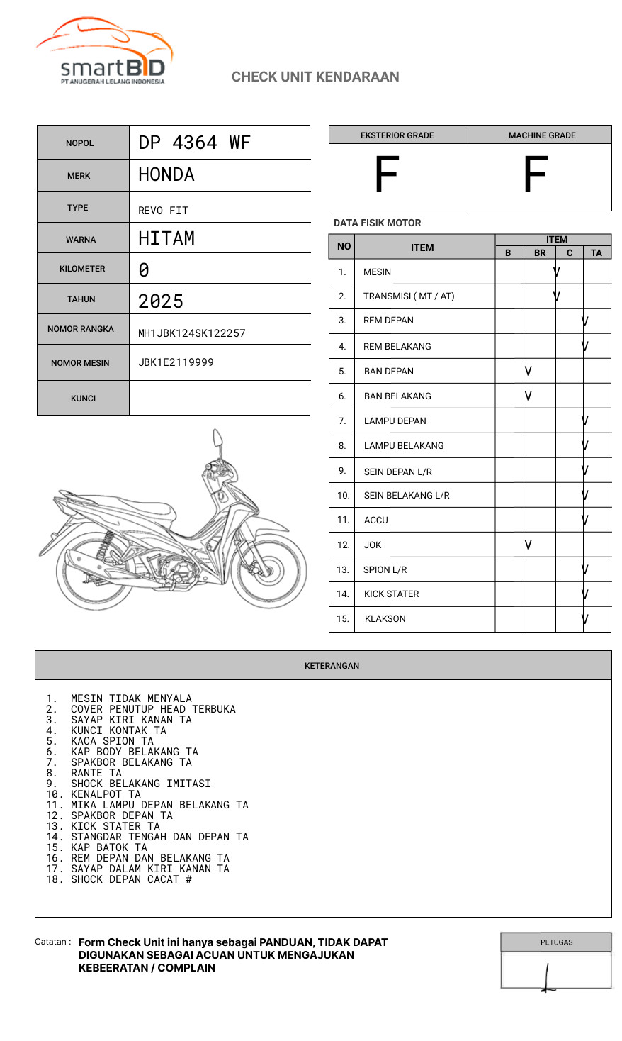 HONDA REVO FIT