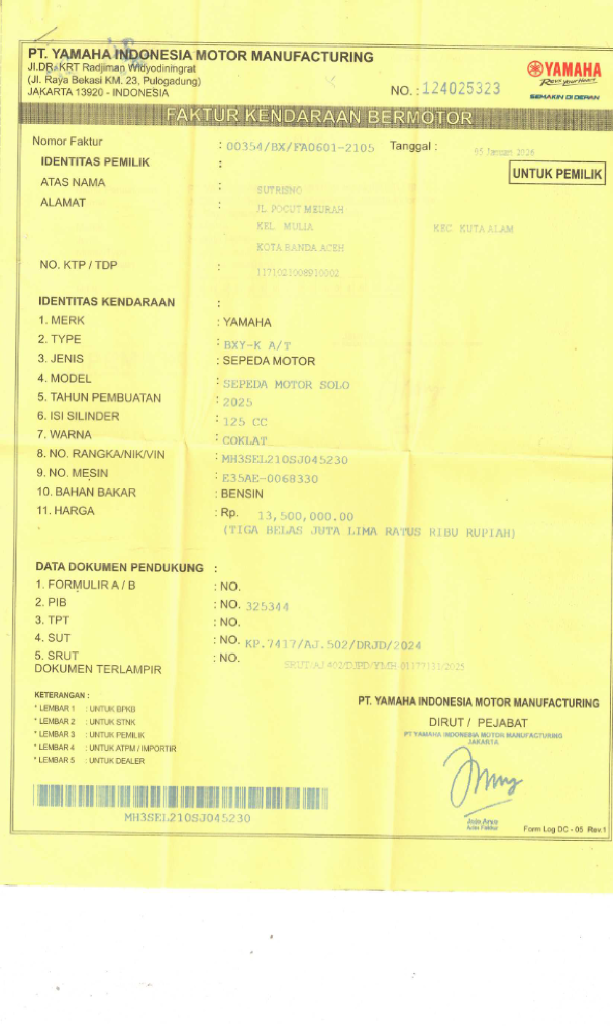 YAMAHA  GEAR 125